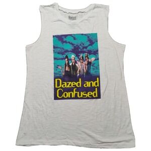 DAZED AND CONFUSED Movie Women Size XL White Tank Top NEW